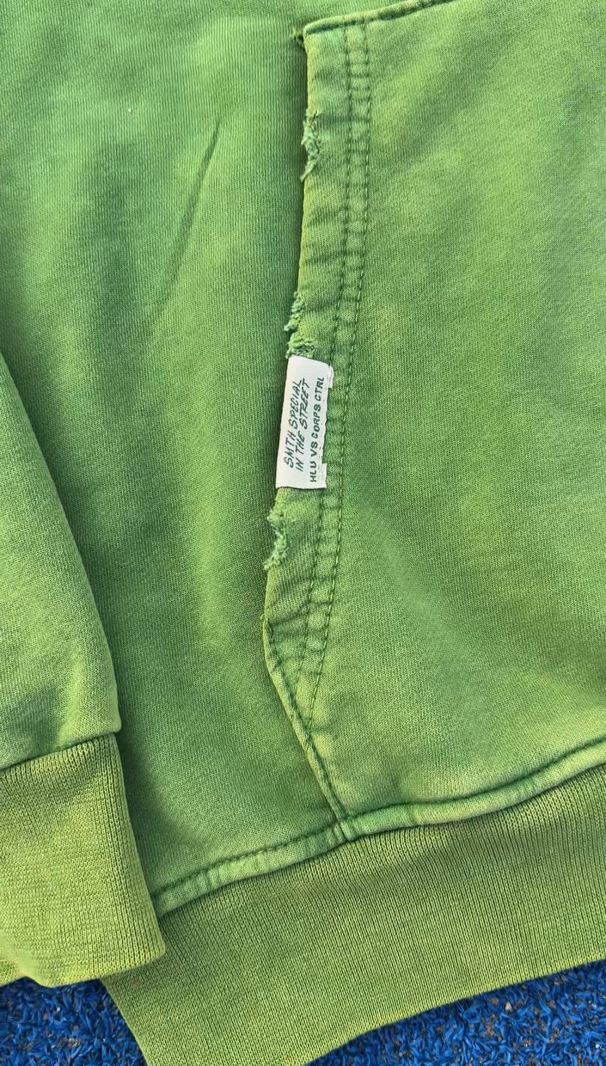 ACID HOODIE GREEN